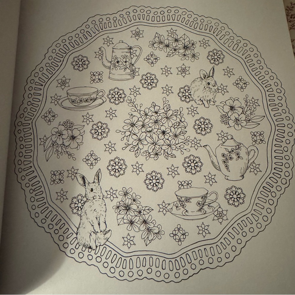 Garden of fairytale animals coloring book - Picture 6 of 7
